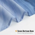 thumbnail image 2 of Navy Blue Marble Extra Long Shower Curtain Set 72 x 84, Modern Ombre 84 inch XL Shower Curtains for Chic Bathroom Decor, Abstract Watercolor Fabric Shower Curtain, 2 of 6