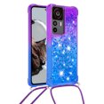 thumbnail image 2 of Funda para Xiaomi 12T/12T Pro 5G Brillantina Líquida Divertida Reluciente y con Cristales en Movimiento Cuerpo Cruzado con Cordón Ajustable, 2 of 5