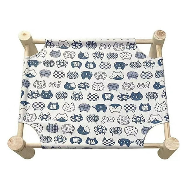 Lit de Camp en Tissu Confortable de Rechange pour Chat Chiot, Lit de Sieste Amovible pour Lit pour Chat