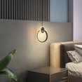 thumbnail image 4 of Black Nordic Style Minimalist Dimmable LED Pendant Light Fixtures, Modern Simple Adjustable Pendant Lighting, Decorative Ceiling Hanging Lamp Chandelier for Bedside Bar Counter Kitchen Island, 4 of 7