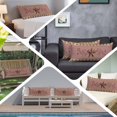 thumbnail image 6 of Vintage Texas Star Brown Body Pillow Covers 20"x60", Red Plaid Berry Farmhouse Soft Brushed Microfiber Breathable Throw Pillow Covers, Pillowcase with Zipper for Couch Sofa Bedroom Living Room, 6 of 9