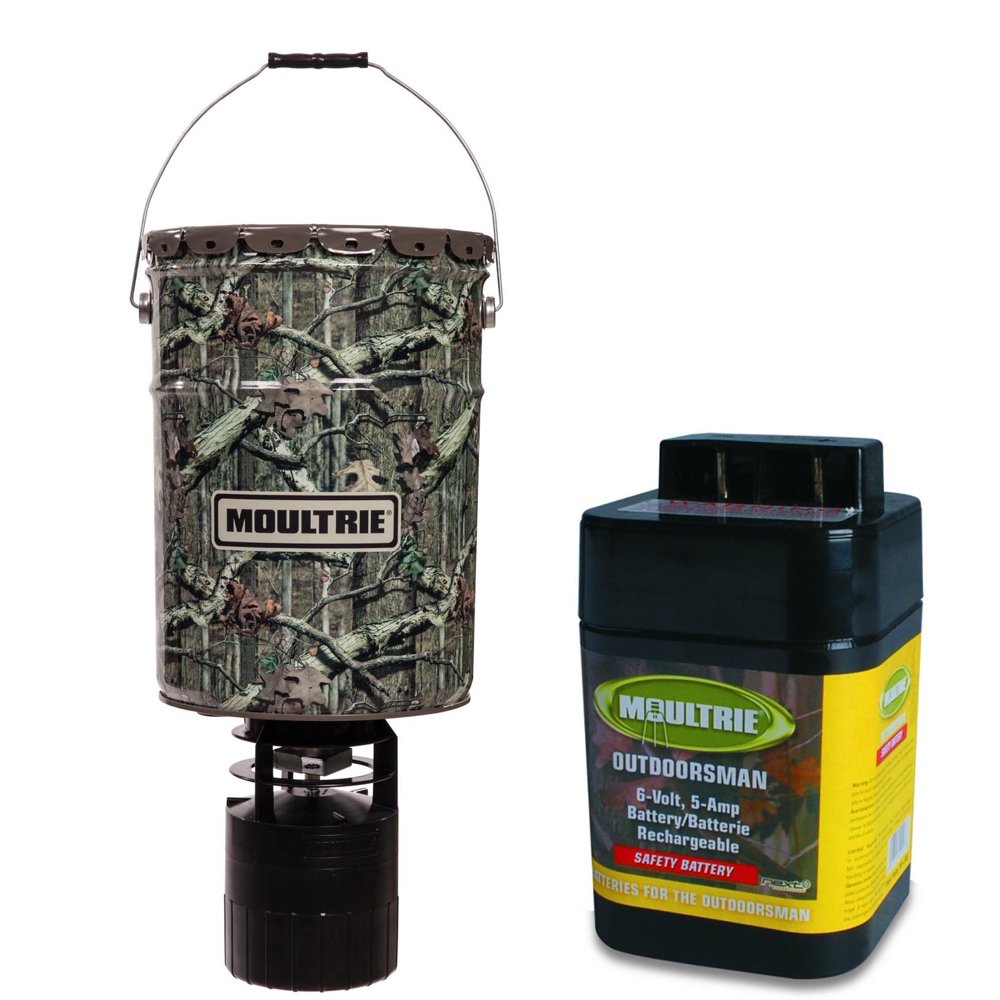 NEW! Moultrie 6.5 Gallon ProHunter Bucket Style Hanging Feeder + 6