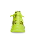 thumbnail image 6 of Steve Madden MAXIMA Lace Up Sneakers Neon Yellow Boyfriend Chunky Heel Sneakers (LIME, 6.5), 6 of 9