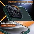 thumbnail image 6 of for iPhone 15 Pro Max Phone Case, Shockproof for iPhone 15 Pro Max Case,  Grade Drop Protection, Protective Hard Back Slim Case for iPhone 15 Pro Max 6.7'', Frosted Green, 6 of 12