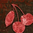 thumbnail image 3 of Stimson, Diane 15x15 Black Modern Framed Museum Art Print Titled - Cherry Damask Red, 3 of 5