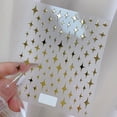 thumbnail image 3 of SmartBy Manicure Decal Non-fading Gloss Easy Paste Self Adhesive DIY Ultra Thin White Golden Black Silver Nail Shining Star Decal Nail Supplies, 3 of 7