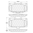 thumbnail image 2 of Centric 104.11820 Disc Brake Pad, 2 of 4