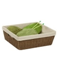 thumbnail image 2 of Honey Can Do Parchment Cord Basket W/Liner, Brown, 2 of 2
