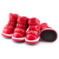 thumbnail image 2 of 4 Pcs/Sets Puppy DOgs Winter Snow Boots Casual Dog Shoes Pet Slip-resistant Shoes Teddy Dog Shoe, 2 of 7