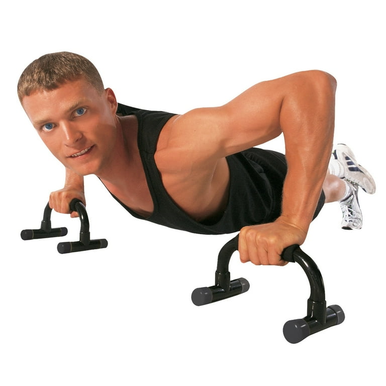 GoFit Portable Comfortable Push Up Bars Workout Stands with Ergonamic Handles for Floor Workouts GF PUB