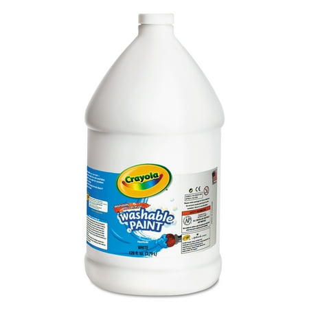 Crayola Washable Paint, White, 1 gal