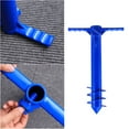 thumbnail image 4 of Frcolor Beach Umbrella Sand Ground Anchor Spike Umbrella Stretch Stand Holder for Fishing Pole Sun Beach Garden Patio (Blue), 4 of 6