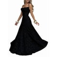 thumbnail image 3 of Women'S Maxi Dresses Wedding Guest Dress A-Line Long Square Neck Backless Sling for Beach, 3 of 9