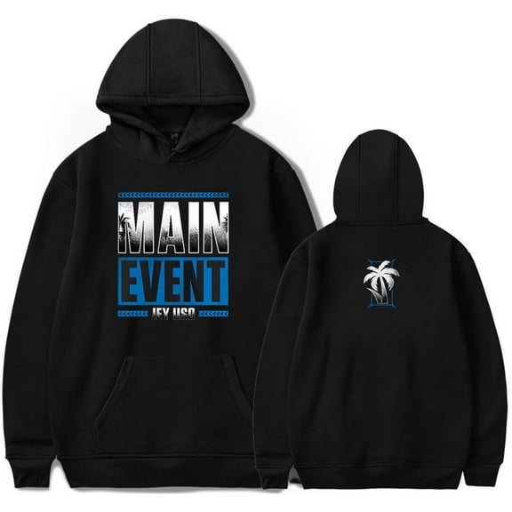 Jey Uso Main Event Hoodies, unisex sportswear, fashionable clothing, hip-hop long sleeved tops