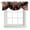 Green Red Black, variant on Tie Up Valances for Windows, Cardinal Bird Adjustable Valance Curtains Window Treatment for Living Room, Poinsettia Pine Cones Berry Flowers Red Plaid Rod Pocket Kitchen Curtains & Drapes 42x12 Inch
