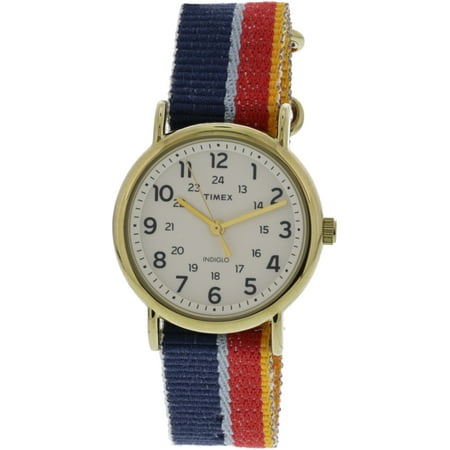 timex weekender gold