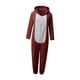 thumbnail image 2 of Pijama de una pieza para mujer, mono de mujer, para cosplay, disfraces y juegos de rol. Rojo L, 2 of 9