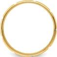 thumbnail image 2 of 14K Yellow Gold Light Comfort Fit Brush Satin Fancy Band (Size 7) Made In United States yb113l-7, 2 of 5
