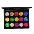 thumbnail image 1 of Paleta de sombras de ojos con purpurina Baoblaze 15 colores diamante, 1 of 3
