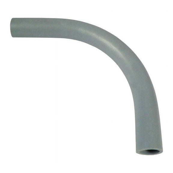 Carlon Standard Radius Conduit Elbow, 90 Deg, 1-1/2" Rigid, Plain, Sch 80, Pvc