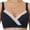 Navy, variant on Delliss Women's Dot Print Front Cross Criss Maternity Bras Lace Trim Support Up Wireless Comfy Bras