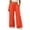 Orange, variant on Tsivenald Sweatpants for Women Wide Leg High Waisted Sweat Pants Drawstring Elastic Waist Lounge Pants with Pockets Casual Comfy Pants