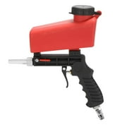 Carevas 14'' 90psi Handheld ABS Air Sandblasting Machine Adjustable Handy Sandblaster Spray Polishing Rust Removal