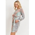 thumbnail image 2 of Tie-Dye French Terry Long Sleeve Maternity Dress, 2 of 4