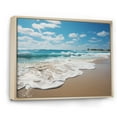 thumbnail image 2 of Designart "Scenic horizon Coastal Serenity III" Landscapes Floater Framed Canvas Art Print, 2 of 7