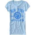 thumbnail image 1 of Camiseta gráfica con serigrafía para mujer de Aeropostale, azul, grande, 1 of 1
