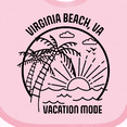 thumbnail image 4 of Inktastic Summer Vacation Mode Virginia Beach Virginia Boys or Girls Baby Bib, 4 of 4