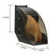 thumbnail image 3 of Hand Drip Coffee Filter Paper Holder Storage Rack With Acrylic Cover Dispenser For Home Kitchen Utensils, 3 of 9