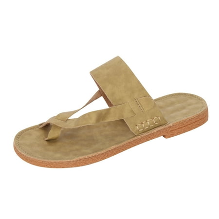 

Rdeuod Woman Shoes Summer Sandals For Women Pinch Toe Flat Slip On Roman Open