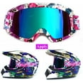 thumbnail image 4 of Motorcycle Goggles Motocross Glasses for Helmet Fog-Proof Windproof Riding Bike UV Protection Sunglasses Mask, 4 of 8