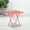 Coral, variant on Emma + Oliver Commercial Grade 28" Square White Indoor-Outdoor Steel Folding Patio Table