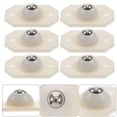 thumbnail image 2 of KAKOWELY Roulettes Adhésives 16 Pcs Roulettes Autocollantes Roues Mini Roues Rouleau pour Bacs de Rangement Boîte Étui 1.89"X1.1"X0.51 Pouces, 2 of 4