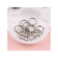 thumbnail image 2 of 1000Pcs/Lot 3-9MM Ferroalloy Jump Rings Split Connectors For Diy Jewelry Finding Making Accessories Wholesale Supplies, 2 of 3