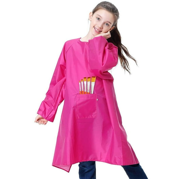 Royar beauty Kids Painting Apron, Waterproof Art Smocks for Child