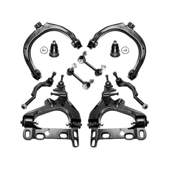 Front Control Arm Ball Joint Tie Rod and Sway Bar Link Kit - Compatible with 2005 - 2007 Saab 9-7x 2006