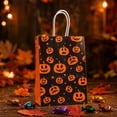 thumbnail image 4 of 12PC Halloween Themed Gift Bags Kraft Paper Bags for Party Candy Treats and Favors Decorative Handheld Bags for Seasonal Holiday Celebrations and Gift Giving, 1Pack C, 4 of 5