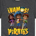thumbnail image 3 of Santiago of The Sea - Vamos Piratas - Toddler And Youth Short Sleeve Graphic T-Shirt, 3 of 5