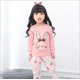 thumbnail image 1 of Conjunto de pijama de algodón para niños y niñas, ropa de dormir de dibujos animados, dinosaurio, gato, 4, 6, 8 y 9 años, para invierno, novedad, 1 of 4