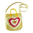 thumbnail image 2 of Women's Woven Tote Bag Grocery Bag Knitted Handbag for Party Working Outdoor Yellow, 2 of 7