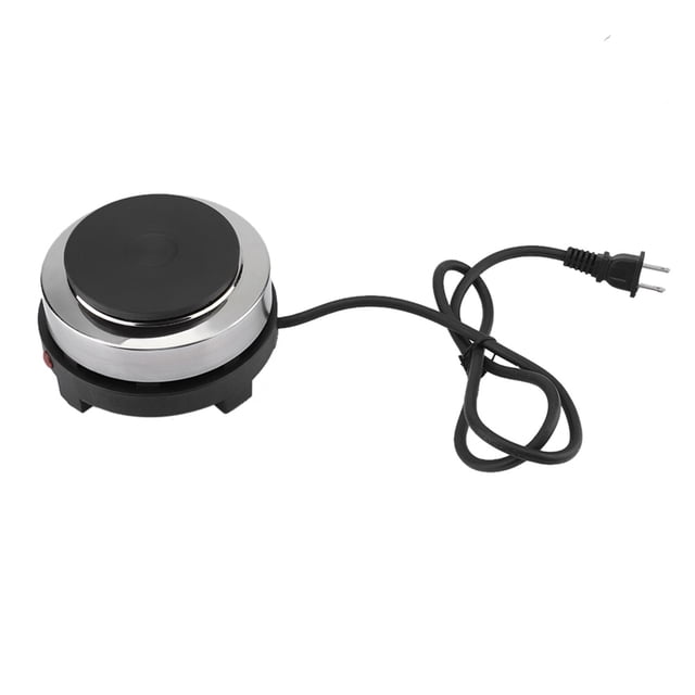 YAHHU Mini Estufa Eléctrica Portátil 500W Parrilla de Calentamiento Rápido 110V 13.5 cm / 5.3 pulg