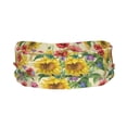 thumbnail image 3 of Uemuo Sunflower Cornflower Poppy Printed Sports Headbands for Men Women,Moisture Wicking Workout Headband, Sweatband Headbands,Non-slip Workout Gym Yoga Headband, 3 of 9