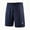 Navy, variant on 2026 Men's Breathable Mesh Athletic Shorts, Polyester Quick Dry Gym Running Shorts With Geometric Logo, Elastic Waist Drawstring Zipper Pocket Loose Summer Sport Shorts S-3XL