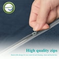 thumbnail image 6 of Z-hom Folding Sofa Bed, 10 inch Convertible Memory Foam Couch with 2 Pillows & Washable Cover Fold Out 2-in-1 Futon Sofa Sleeper Chair Mattress, Twin, Dark Blue, 6 of 10