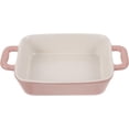 thumbnail image 1 of Yardwe Yardwe Ceramic Baking Dish, Rectangular Baking Pan with Handles, Ceramic Cake Bakeware Serving Plate for Brownie, Lasagna (8.26 X 4.72 X 1.88 Inch), 1 of 8