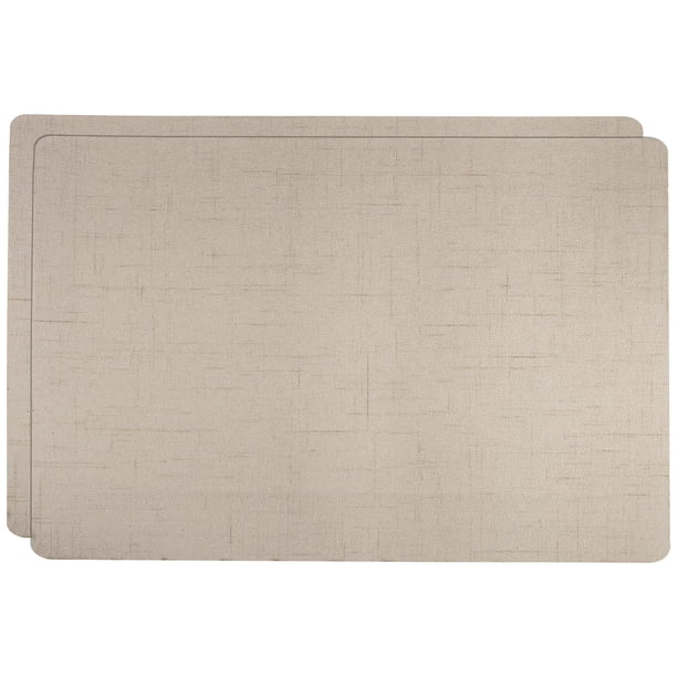 Uxcell 2Pcs Parche de Reparación de Tela 7.8"x11.8" Parche Autoadhesivo de Lino Fino para Sofá, Ropa, Cojín, Almohada, Beige