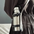 thumbnail image 3 of Water Bottle Carrier - Eco-Friendly Faux Leather Water Bottle Bag - Wine Bottle Carrier - Hands Free Bag for Hiking, Cycling, Fitness - Wine Accessories, 3 of 8